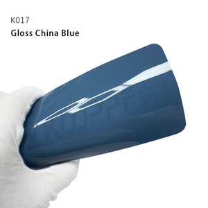 Gloss China Blue TPU Car Paint Protection de protection Autocollant Autovable Couleur de voiture Changer de couleur Wraps Film