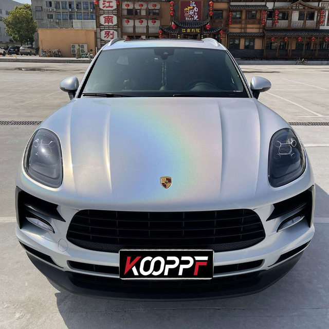 Film de protection de protection de la peinture de voiture de couleur de couleur de couleur blanc holographique