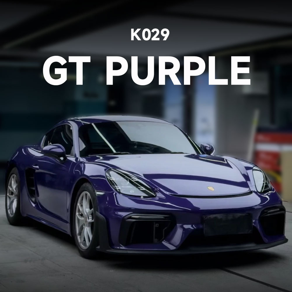 GT Purple TPU Car de protection des couleurs de la voiture colorée ppf wrap enveloppe auto-guérison polyuréthane thermoplastique