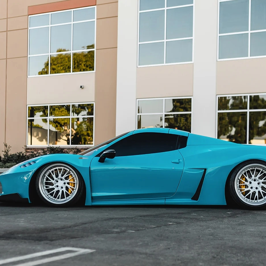 Gloss miami bleu tpu couleur ppf voiture de protection de la peinture