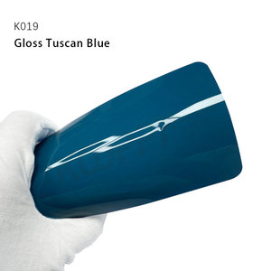 Gloss toscan bleu tpu couleur voiture de protection de la peinture de la peinture ppf couleurs en vinyle enveloppe les rouleaux