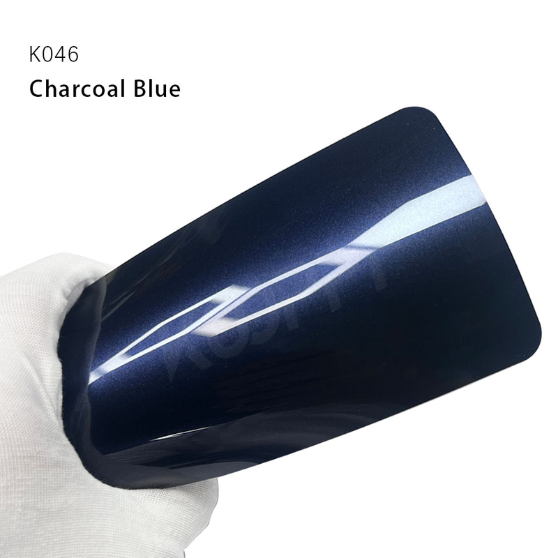 Film de protection de protection de la peinture automobile en couleur bleu au charbon de bois